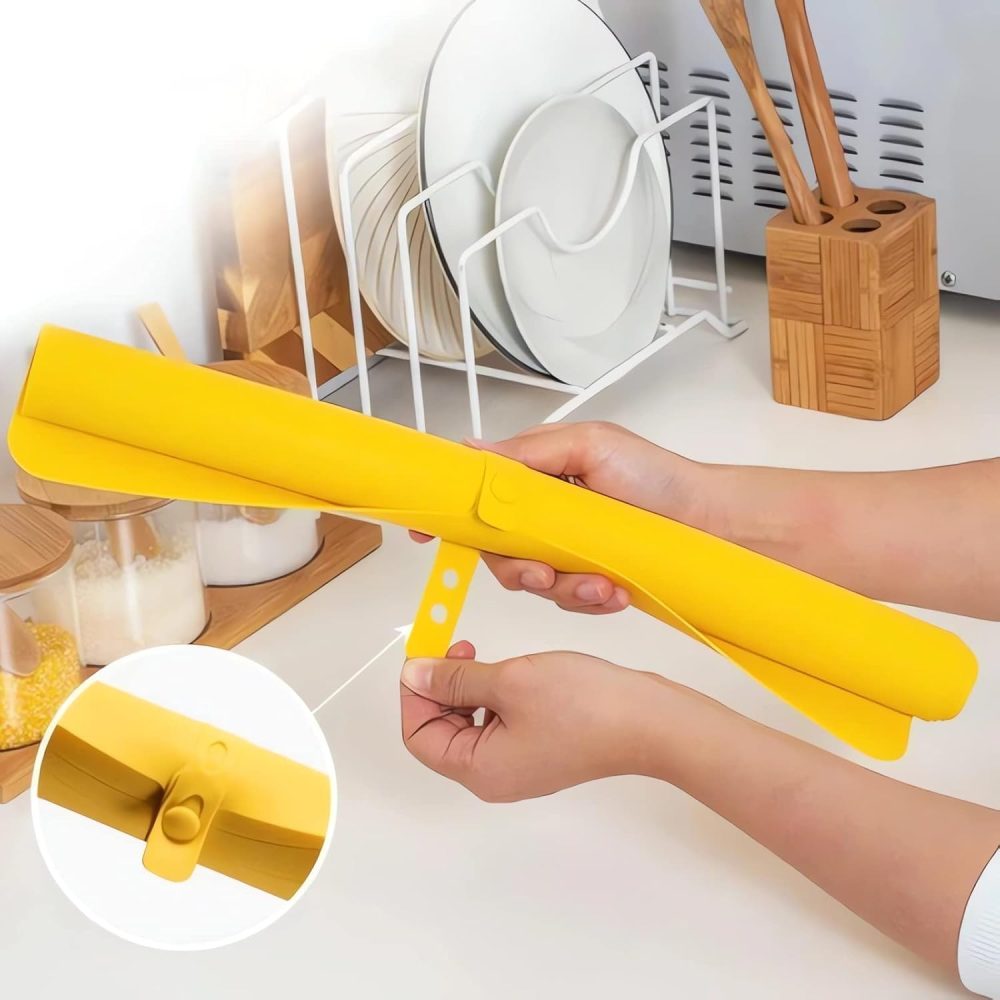 Extra Large Kitchen Silicone Pad - 2023 New Non Slip Non Stick Silicone Pastry Mats for Rolling Out Dough, Baking Mats Silicone for Baking Cookie Sheets, Thick Heat Resistant Mat for Oven Bread - Image 2